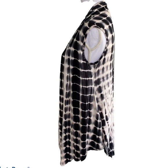 Harley-Davidson Tie Dye Bling Rhinestone Drape Front Tank Top Small/Medium - Picture 3 of 9